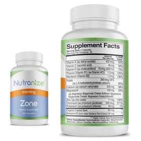 Capsules Nutranize Zone ouvertes avec compote de pommes
