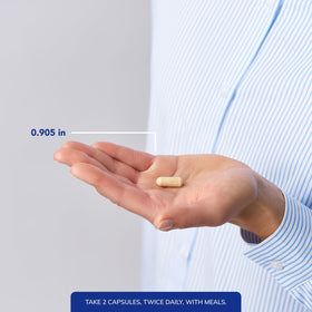 Capsules Nutriments Athlétiques sur fond blanc