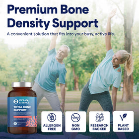 Capsules OCEAN ESSENCE Total Bone Support sur fond blanc