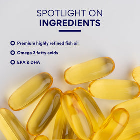 Capsules Omega 3-1800mg Research Verified sur une main