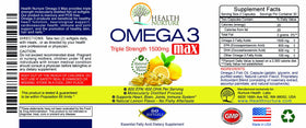 Capsules Omega-3 Max en vue rapprochée