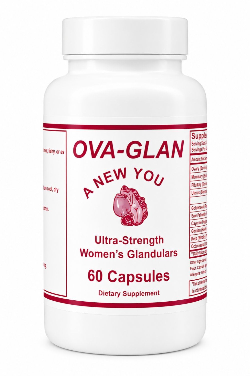 Capsules OVA-Glan de SOR, Inc. en boîte de 60 unités