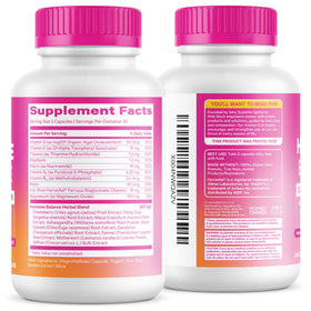 Capsules Pink Stork dans une main