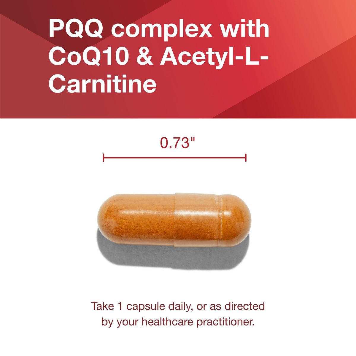 Capsules PQQ Complex à l'intérieur d'un verre avec de l'eau