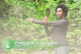 Capsules prébiotiques PURE ORIGINAL INGREDIENTS avec étiquette visible