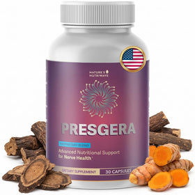 Capsules Presgera de Magnésium Glycinate, Curcuma et ALA, vue de face
