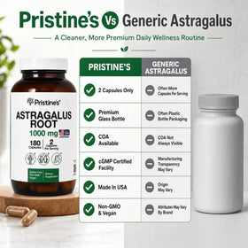 Capsules PRISTINE'S dans un verre d'eau