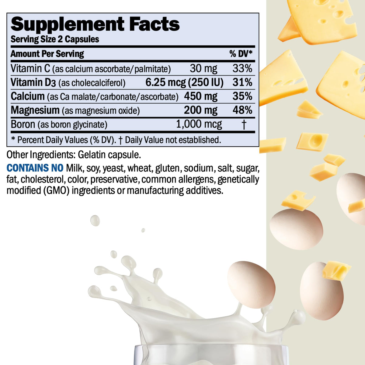 Capsules ProCaps Calcium Magnésium d'ANDREW LESSMAN sur une table