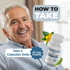 Capsules Quietum Plus disposées sur une table