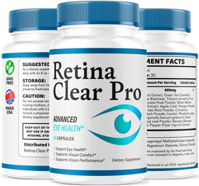 Capsules Retina Clear Pro avec des éléments naturels