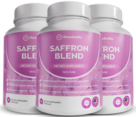 Capsules Rosabella Saffran en vue de face, emballage inclut