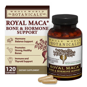 Capsules Royal Maca Whole World Botanicals 120 vegan devant