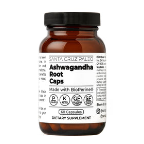 Capsules Santa Cruz Paleo Ashwagandha 600mg vue de face