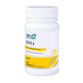 Capsules SFI Health DHEA 50 mg vue avant
