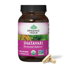 Capsules Shatavari ORGANIC INDIA en boîte de 60 capsules