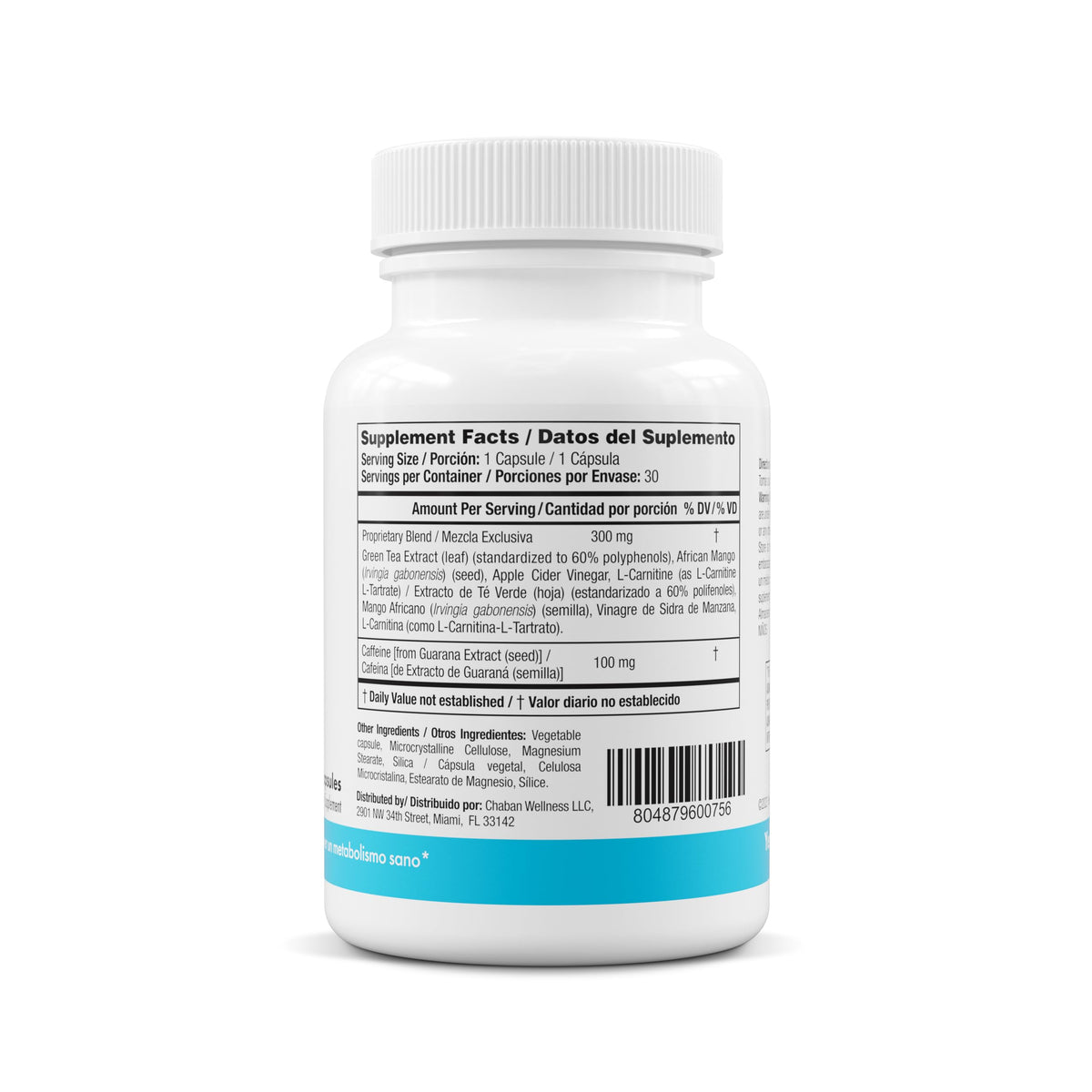 Capsules Slim Down de Yes You Can! sur fond blanc