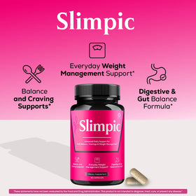 Capsules Slimpic OVICIA avec une main tenant deux capsules