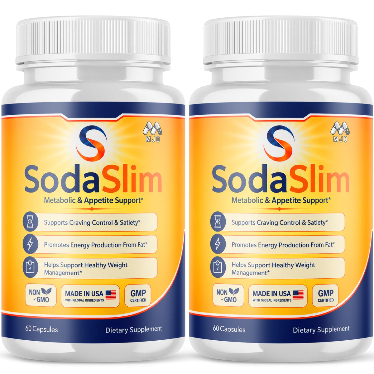 Capsules SodaSlim MJO devant l'emballage