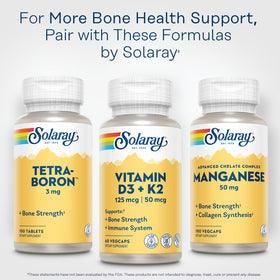 Capsules SOLARAY D3 K2 avec fond naturel