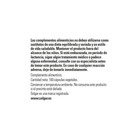 Capsules Solgar Vitamine D3 55 mcg en gros plan