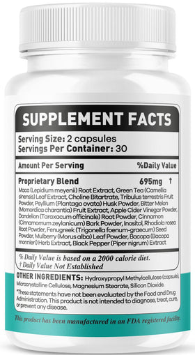 Capsules SugarBalance OVICIA avec d'autres suppléments