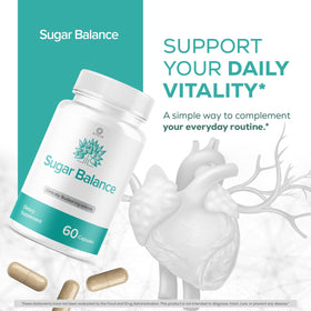 Capsules SugarBalance OVICIA côté avec dosage