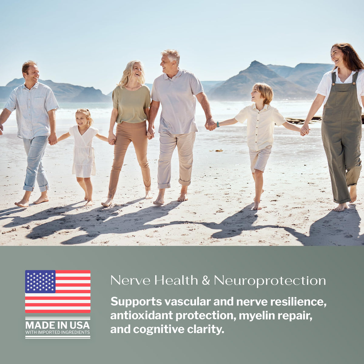 Capsules SugarMD Complément Alimentaire Neuropathie sur un fond neutre