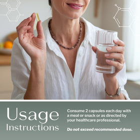 Capsules SugarMD Complément Alimentaire Neuropathie sur une surface blanche