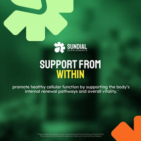 Capsules SUNDIAL SUPPLEMENTS dans une main