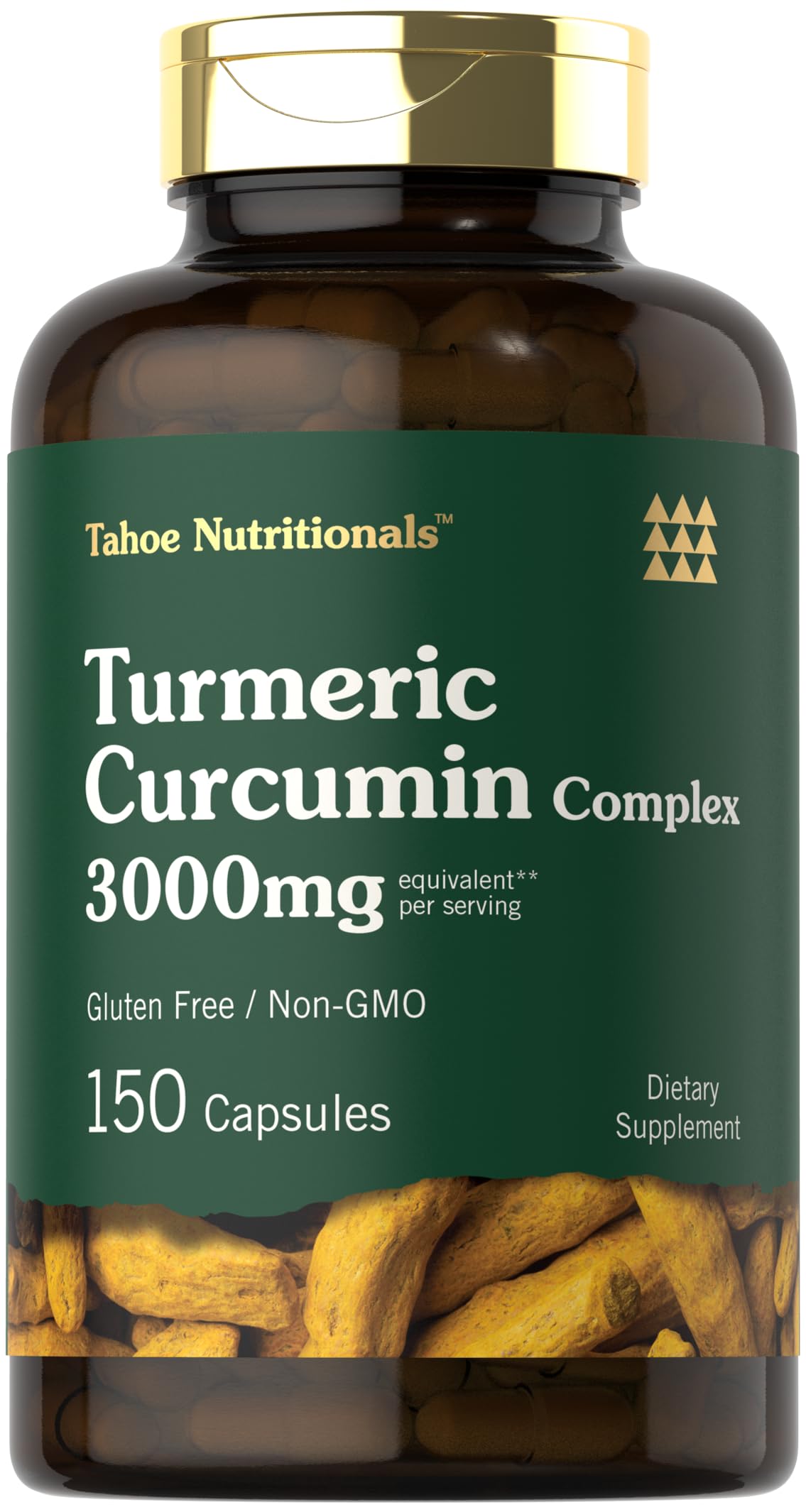 Capsules Tahoe Nutritionals Curcuma Curcumine 150 capsules avant