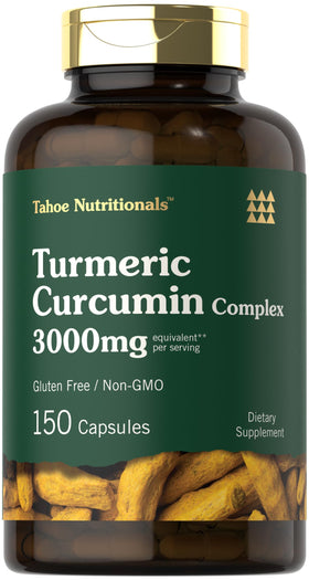Capsules Tahoe Nutritionals Curcuma Curcumine 150 capsules avant