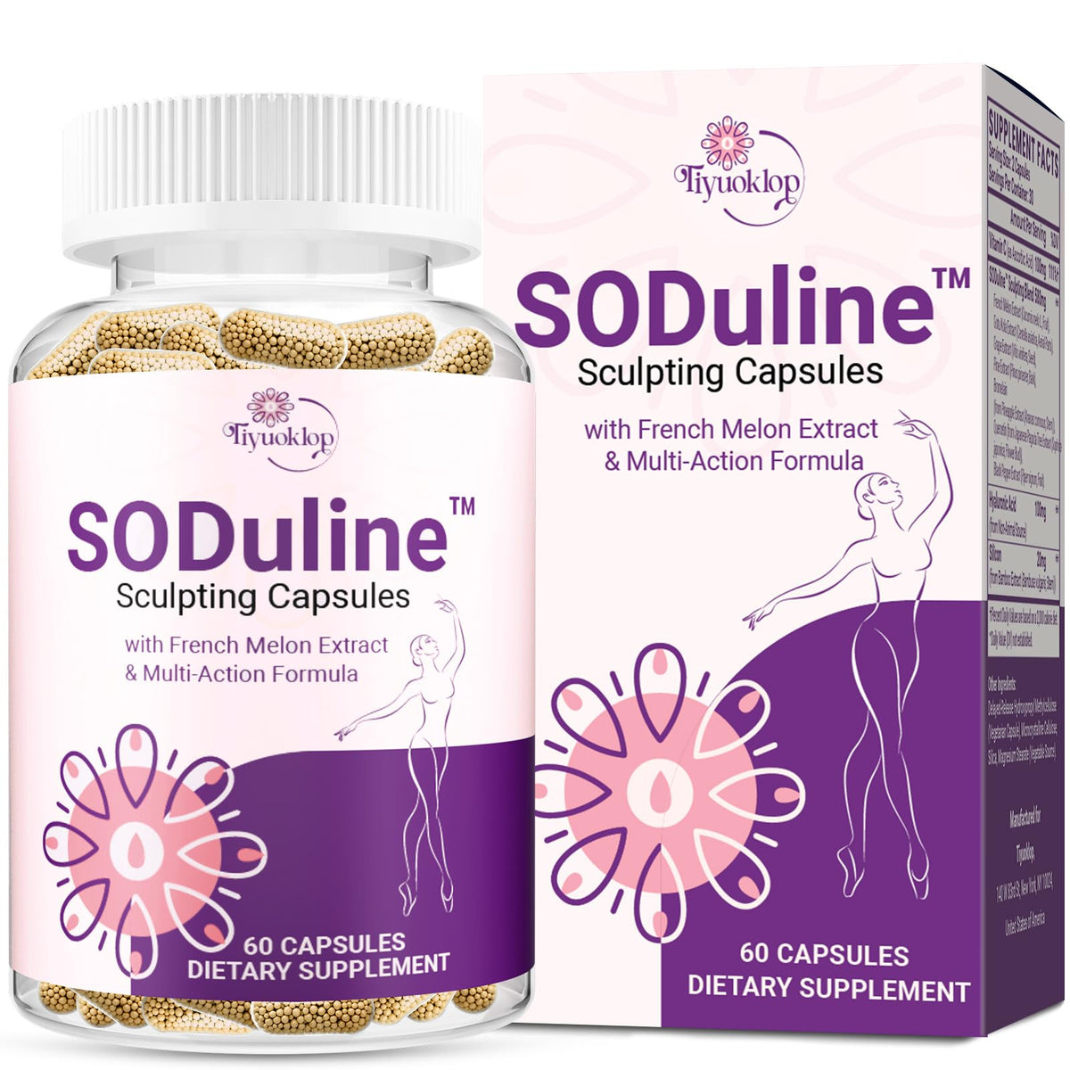 Capsules Tiyuoklop SODuline anti-cellulite vue de face
