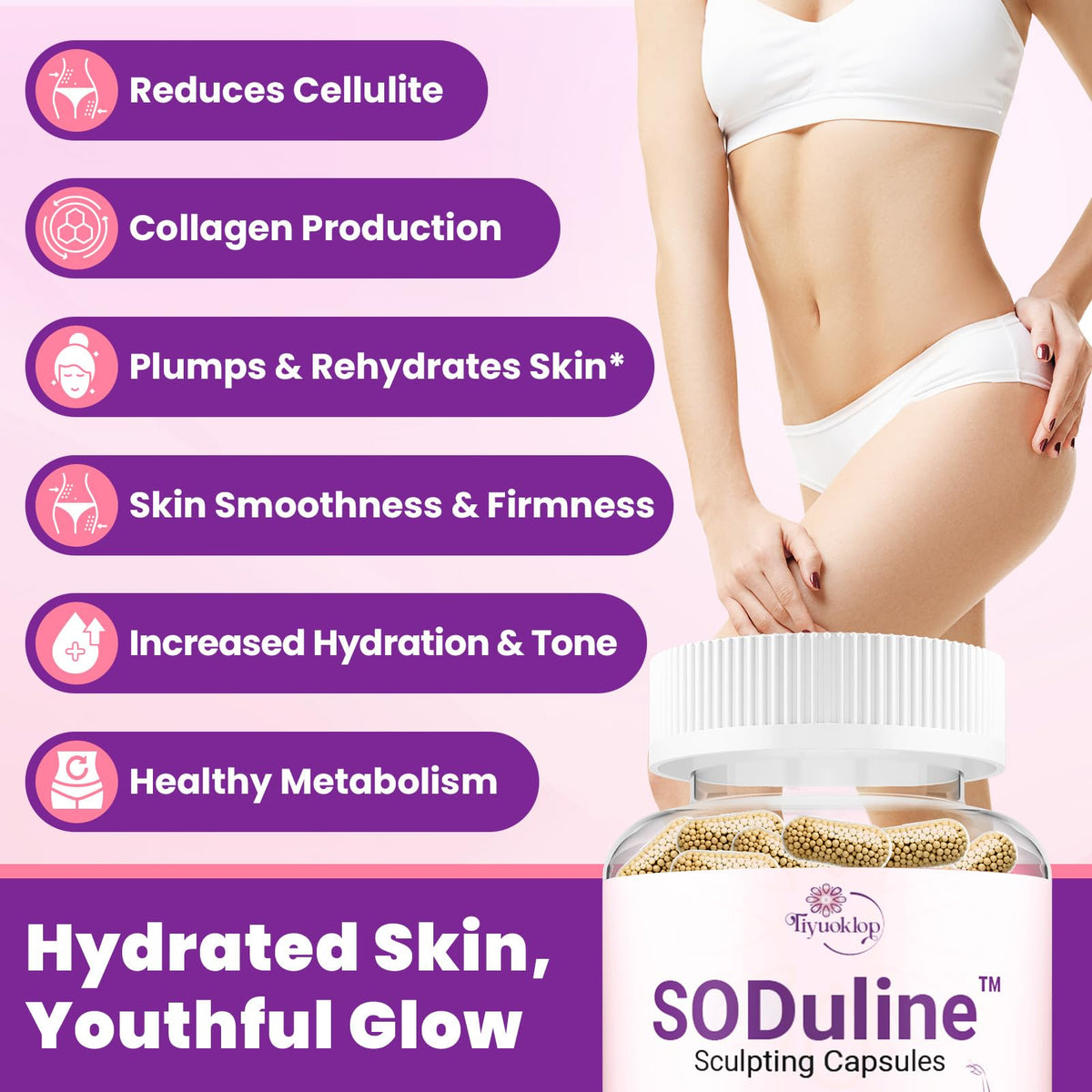Capsules Tiyuoklop SODuline avec ingrédients visibles