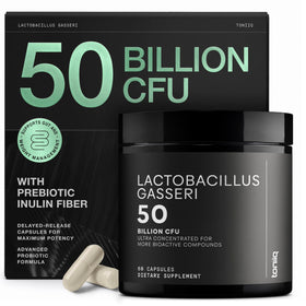 Capsules Toniiq Lactobacillus Gasseri 50B CFU en bouteille