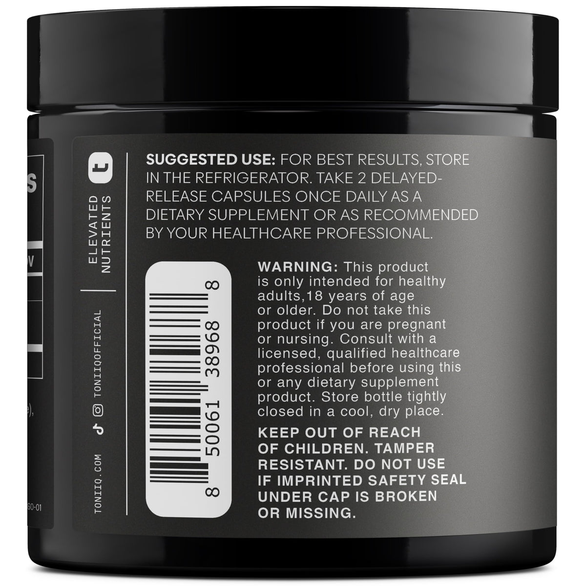 Capsules Toniiq Lactobacillus Gasseri dans un environnement naturel
