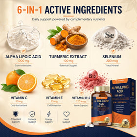Capsules Totaria Acide Alpha Lipoïque 1000mg avec dosage affiché