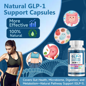 Capsules Trawecual GLP-1 sur fond blanc