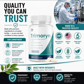 Capsules Trimoryn MJO avec les ingrédients naturels