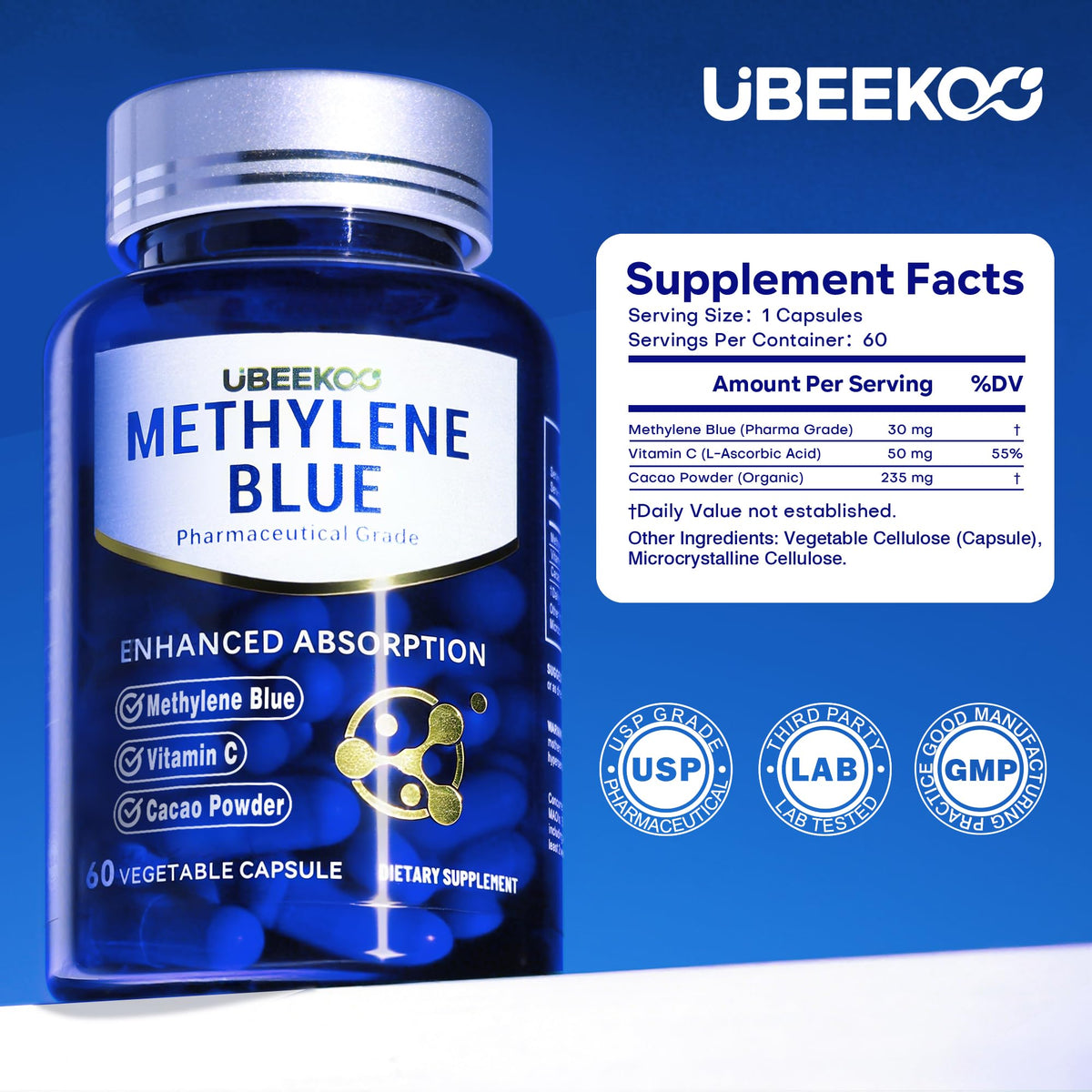 Capsules UBEEKOO à côté de fruits frais