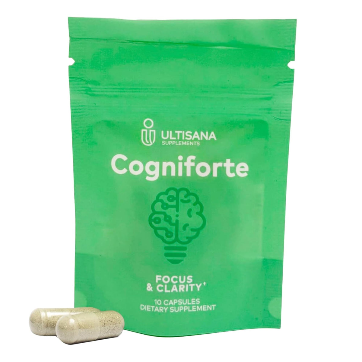 Capsules Ultisana Bacopa Monnieri et L-Théanine dans leur emballage
