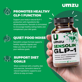 Capsules UMZU Sensolin sur fond blanc