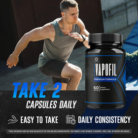 Capsules Vapofil d'OVICIA dans une main