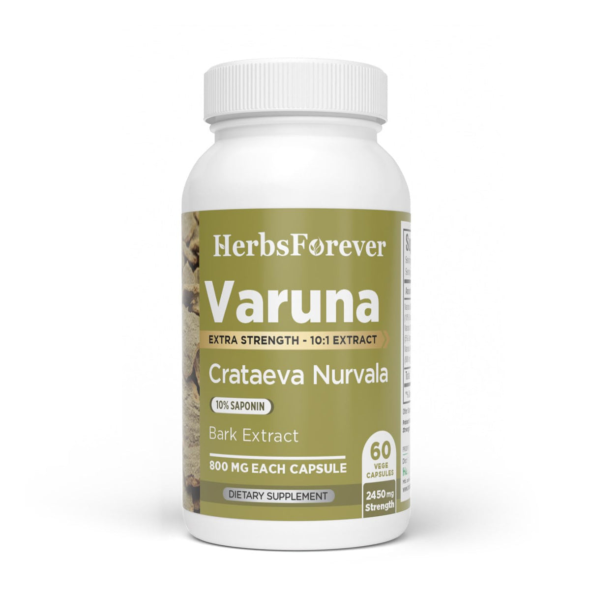 Capsules Varuna d'Herbsforever, 800 mg, vue avant