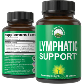 Capsules vegan 7-en-1 pour drainage lymphatique Peak Performance