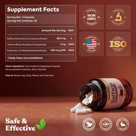 Capsules véganes Wellanova avec extrait de safran