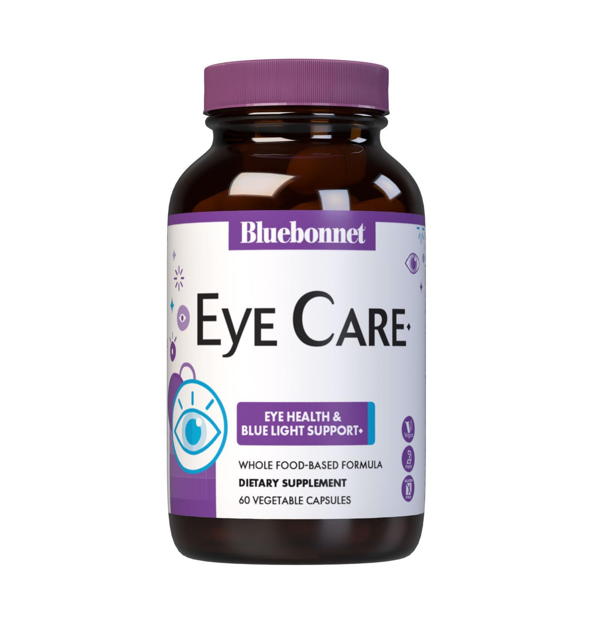 Capsules Végétales BlueBonnet vue avant avec étiquette
