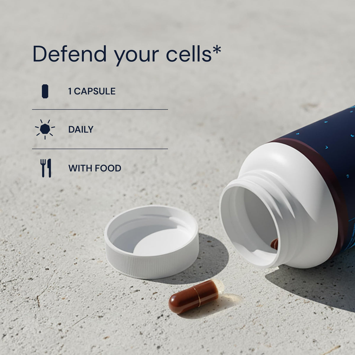 Capsules végétales Blueprint Bryan Johnson ouvertes