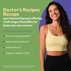 Capsules végétales de Bacopa Monnieri sur une table