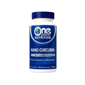 Capsules végétales de Curcumin Nano 500 mg de One Planet Nutrition, vue avant