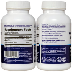 Capsules végétales de Dr. Maxwell Phosphatidylserine et Bacopa Monnieri